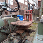 Der alte Sitz, nur noch Schrott.