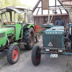 Deutz D 4006 & Hanomag Granit 501 E vor der Kartoffelaussaat